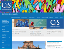 Tablet Screenshot of convergenzasocialista.com